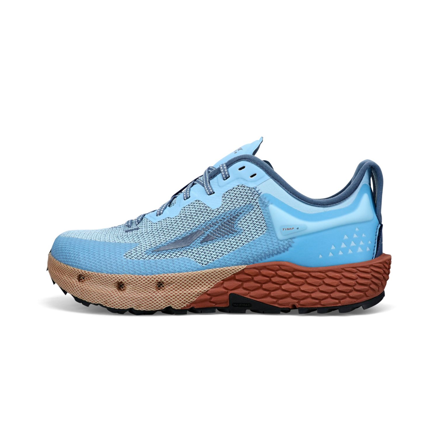 Altra Timp 4 Men's Trail Running Shoes Light Blue | South Africa-16597039